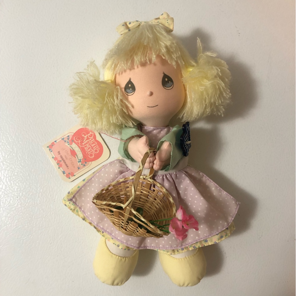 VTG Precious Moments Applause Dolls of the Month May 1991 Melody Tags Basket HTF